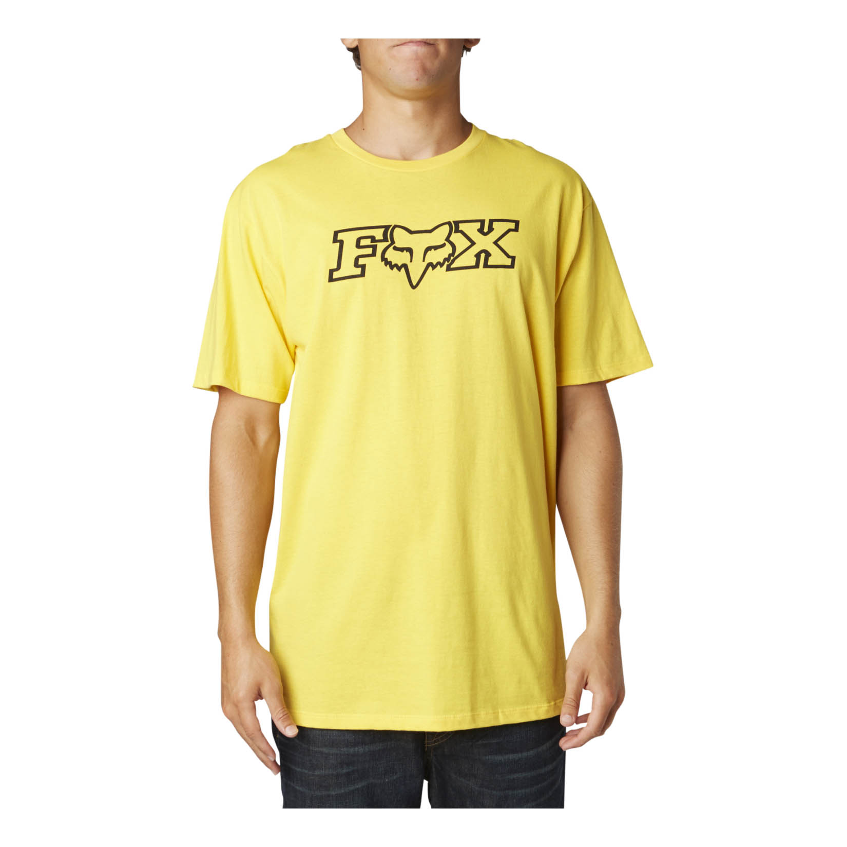 Fox T-Shirt 2017 Legacy Fheadx, gelb, S