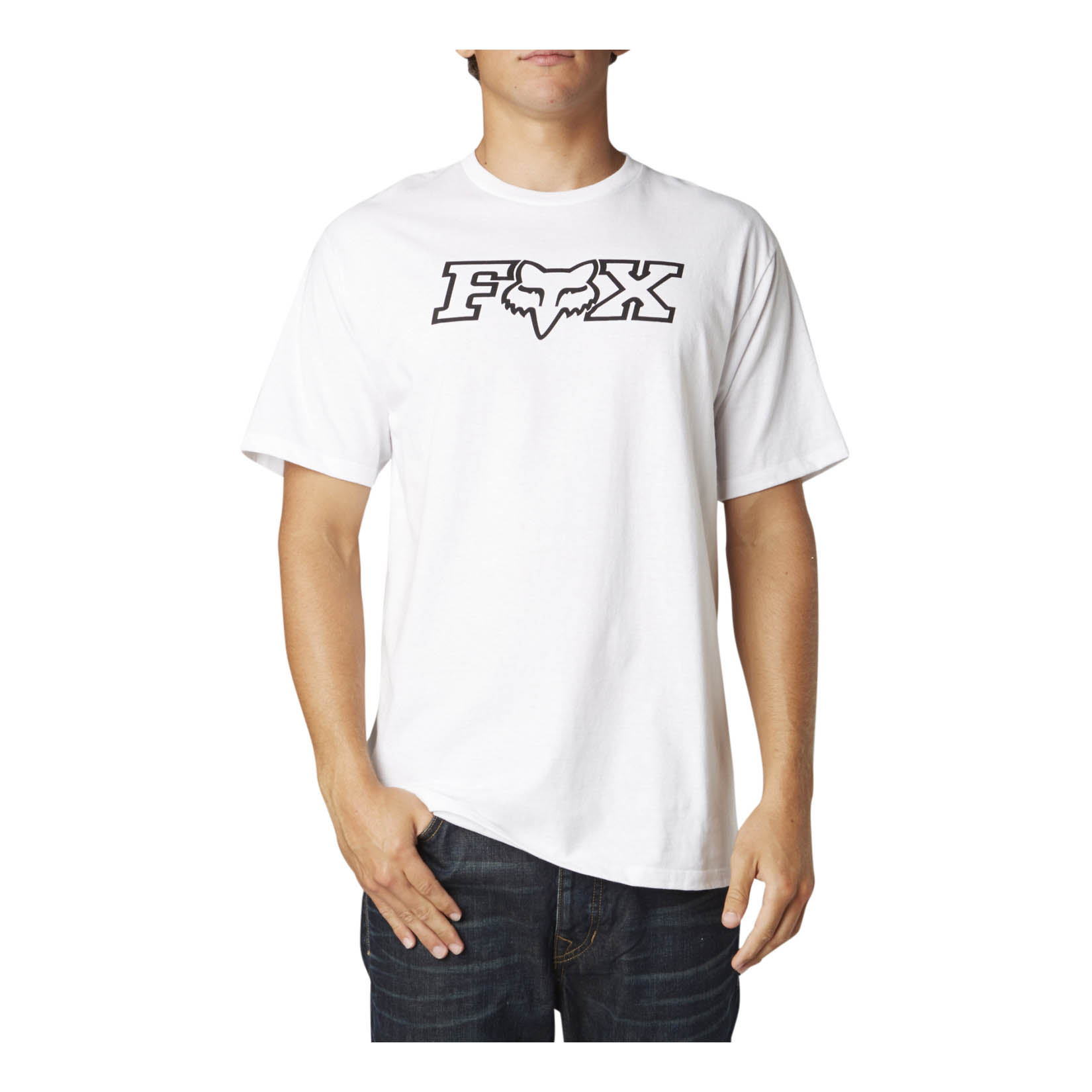 Fox T-Shirt 2018 Legacy Foxhead, opt-weiss, S