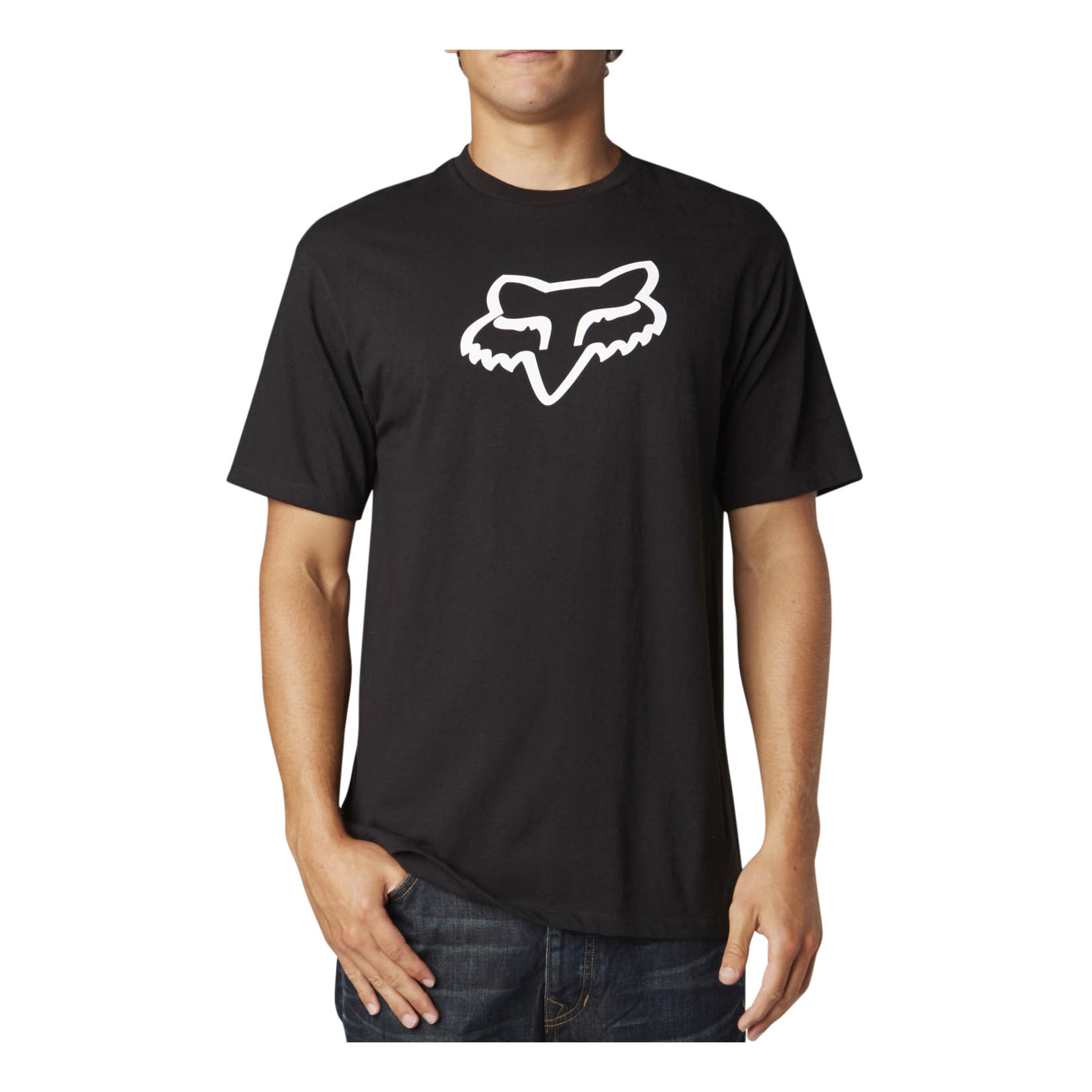 Fox T-Shirt 2018 Legacy Foxhead, schwarz, S