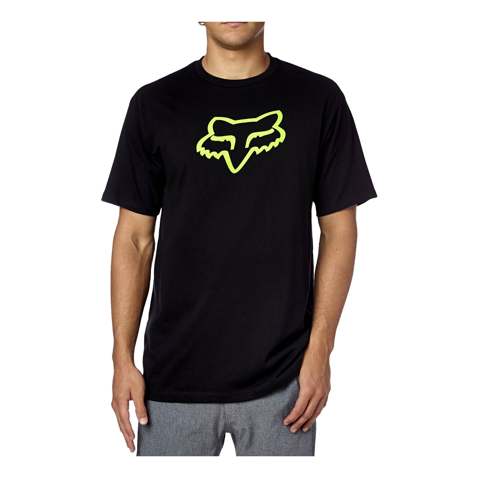 Fox T-Shirt 2018 Legacy Foxhead, schwarz-grün, S