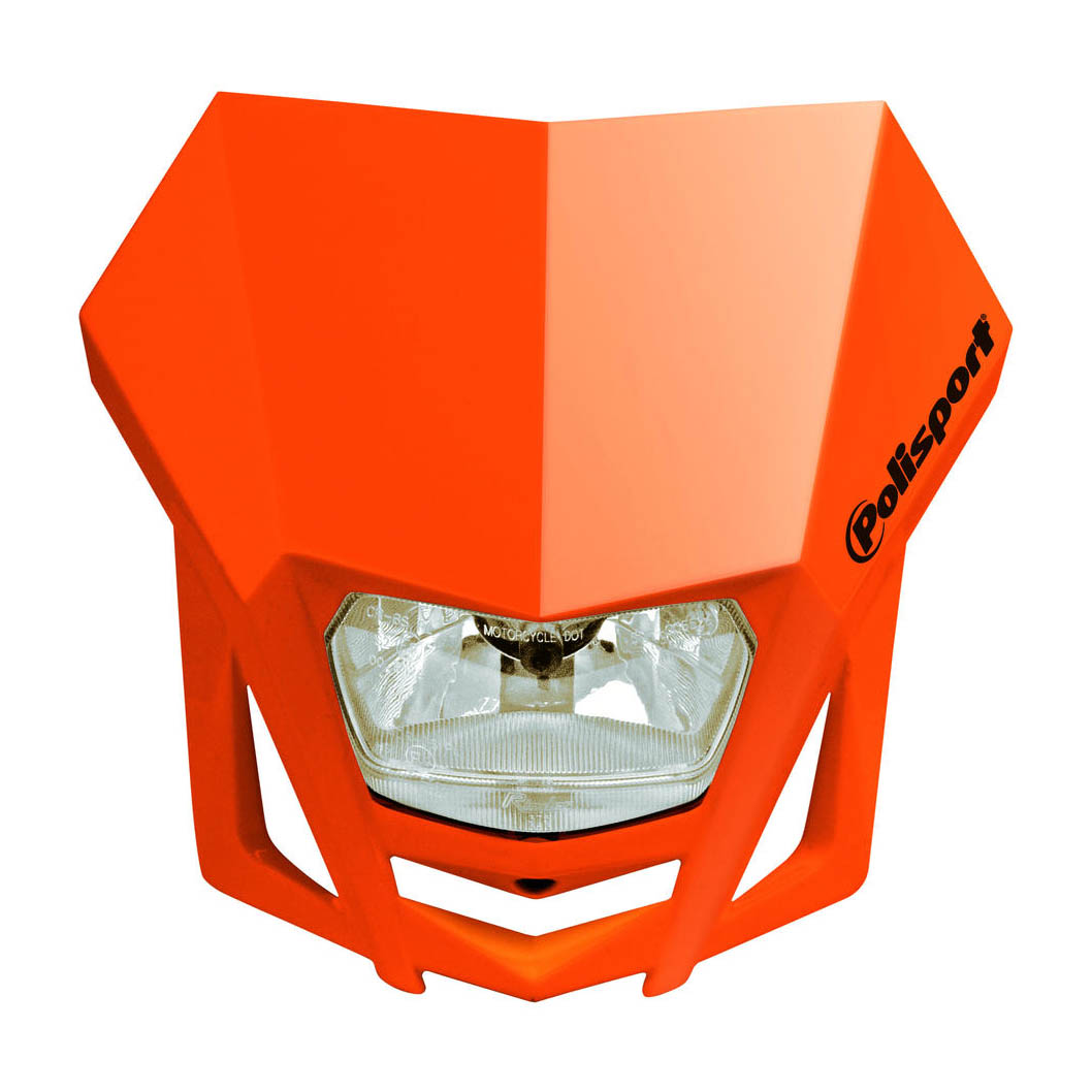 Polisport LMX Halogen Lampenmaske orange, 12V/35/5W E-geprüft
