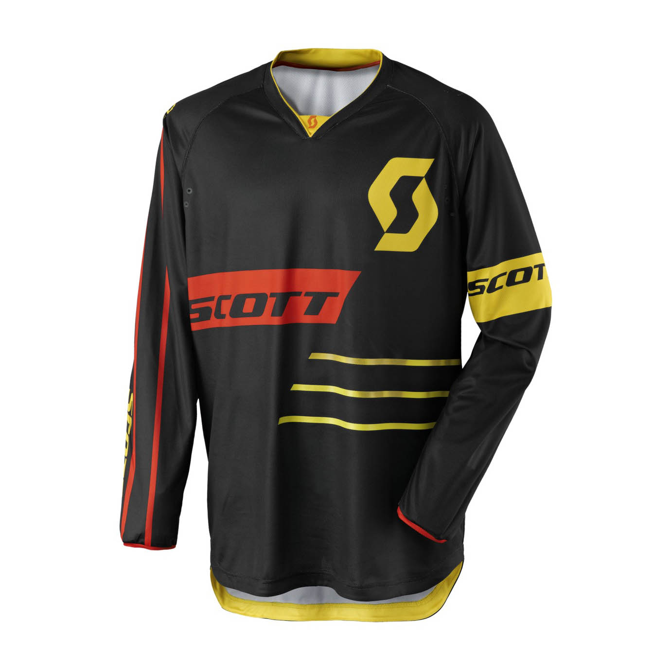 Scott MX Jersey 350 Dirt, schwarz/gelb, XL