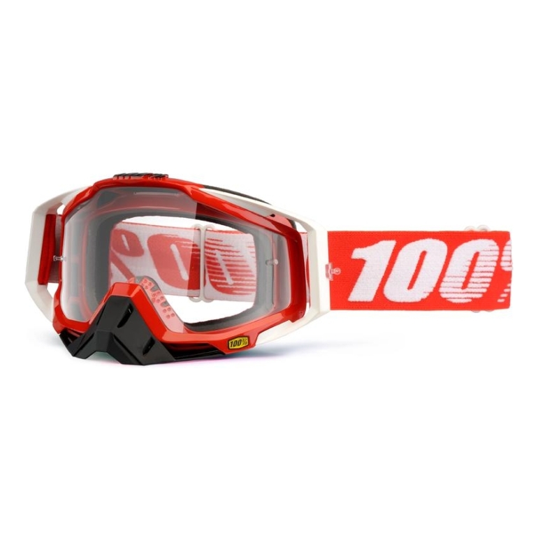Goggle 100% Racecraft FIRE, rot verspiegelt