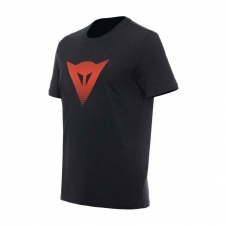 Dainese T-Shirt Logo, schwarz rot