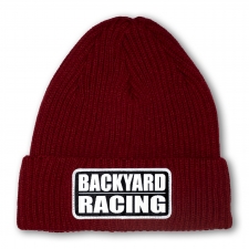 Backyard Racing Mütze, Winterkappe rot