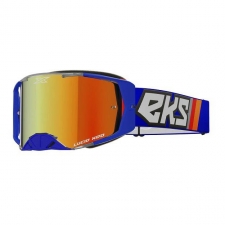 EKS Brand Goggle Lucid, true blue, gold verspiegelt