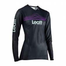 Leatt Frauen MTB Jersey langarm Gravity 4.0, black/purple