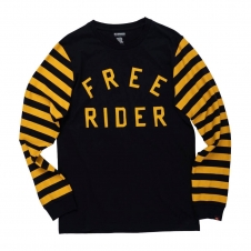 Riding Culture Longsleeve Free Rider, gelb/schwarz